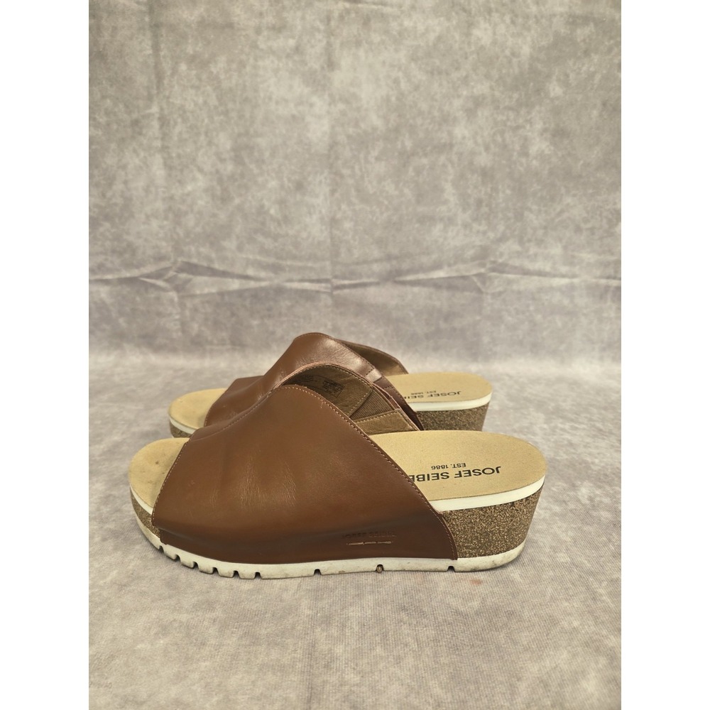 Josef Seibel Women's Wedge Sandals – Size 10 – Brown – Comfort Meets Style